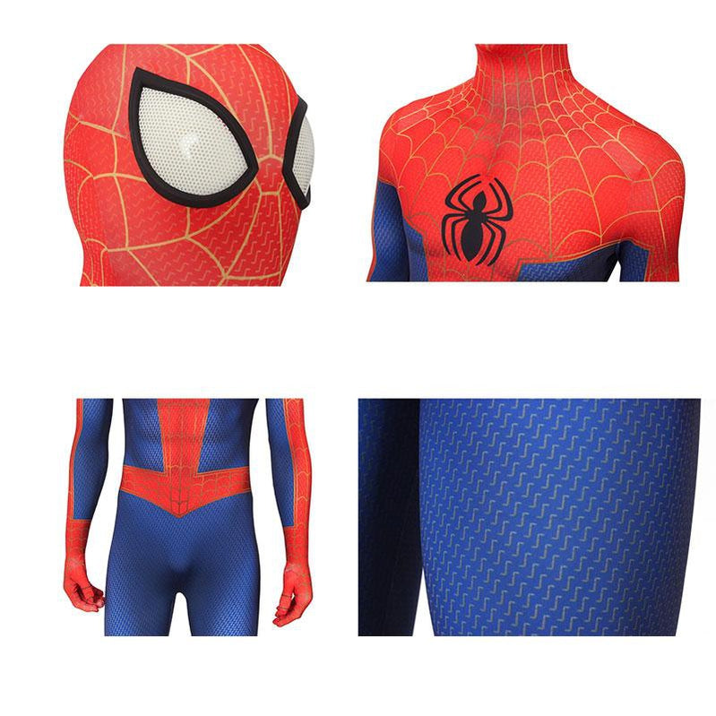 [ylevol] Spider-Man Into the Spider-Verse Peter Parker Headgear Jumpsuit Costume