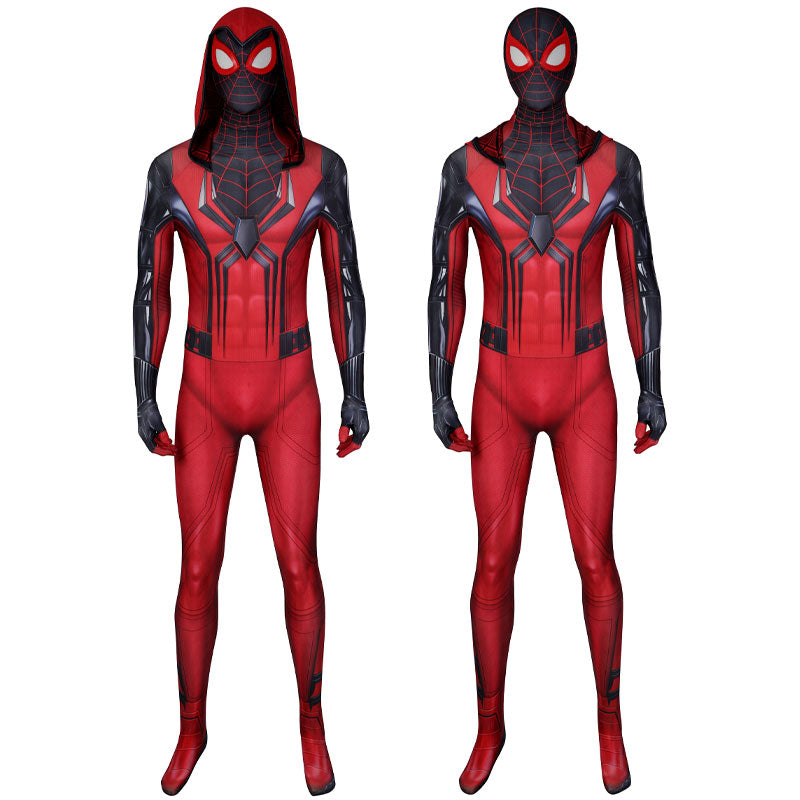[ylevol] Spider-Man PS5 Crimson Cowl Suit Jumpsuit Cosplay Costume