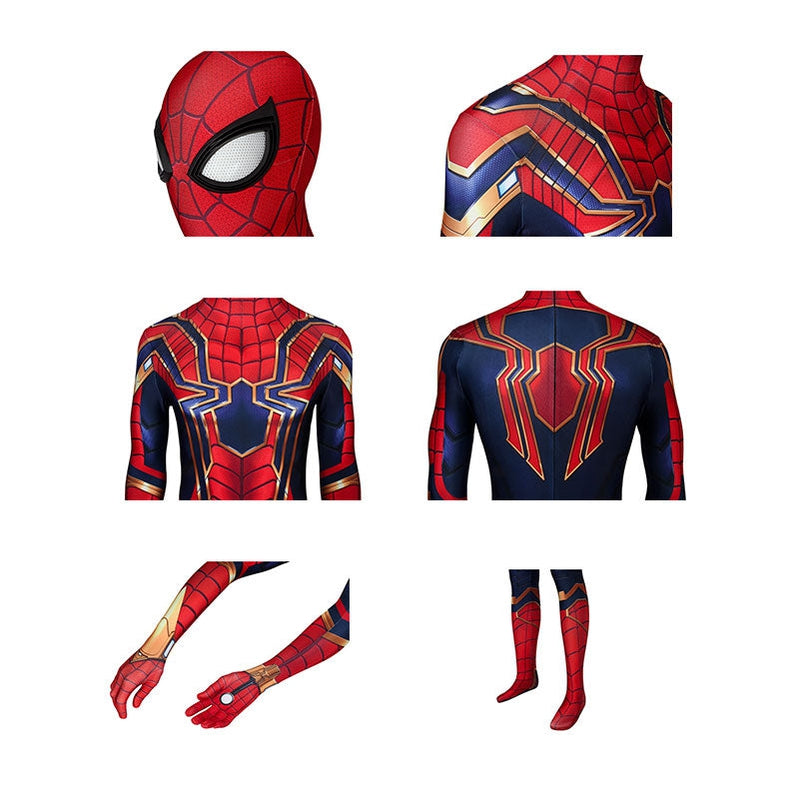[ylevol] Spider-Man Far From Home Peter Parker Jumpsuit Elastic Force Costume