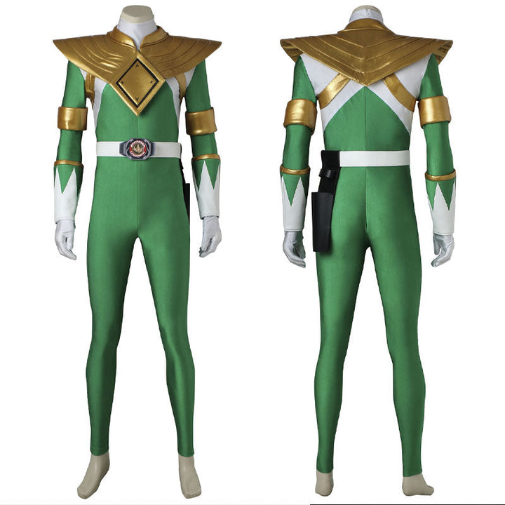 [ylevol] Mighty Morphin Power Rangers Tommy Oliver Green Ranger Top Costumes