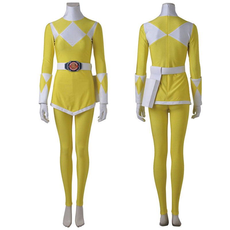 [ylevol] Mighty Morphin Power Rangers Trini Kwan Yellow Female Costumes