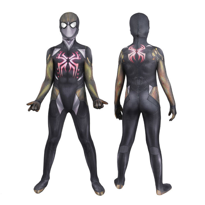 [ylevol] Midnight Suns Spider Man Jumpsuit Child Cosplay Costumes