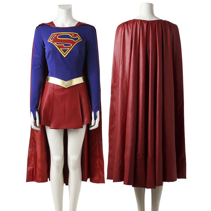 [ylevol] Supergirl Kara Zor-E Kara Kent Fullset Top Cosplay Costumes