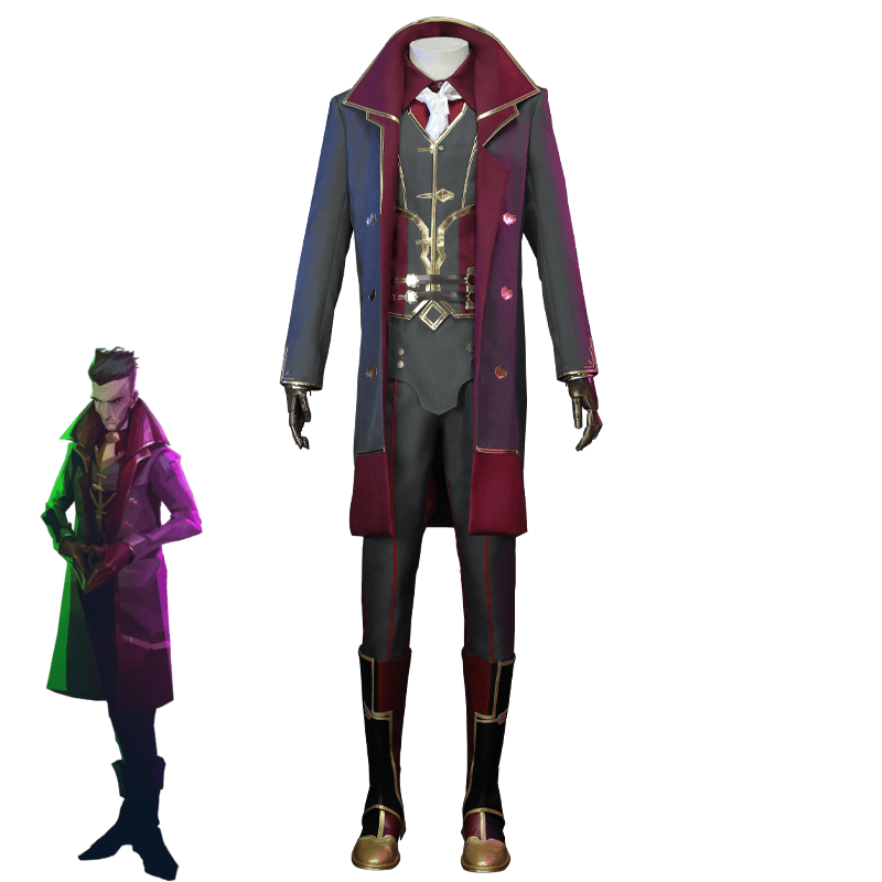 Game LOL Arcane Silco Full Set Top Level Cosplay Costumes