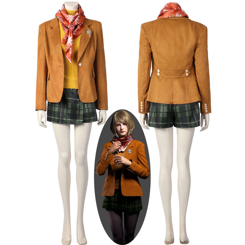 [ylevol] Resident Evil 4 Ashley Graham Cosplay Costumes