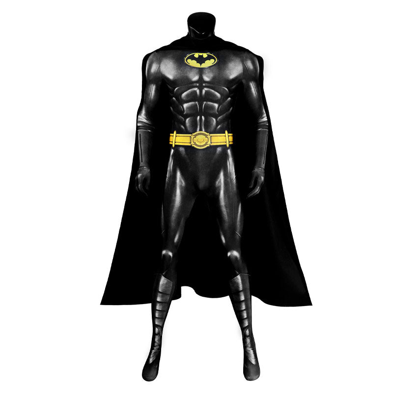 [ylevol] The Flash Batman Bruce Wayne Michael Keaton Jumpsuit Cosplay Costumes