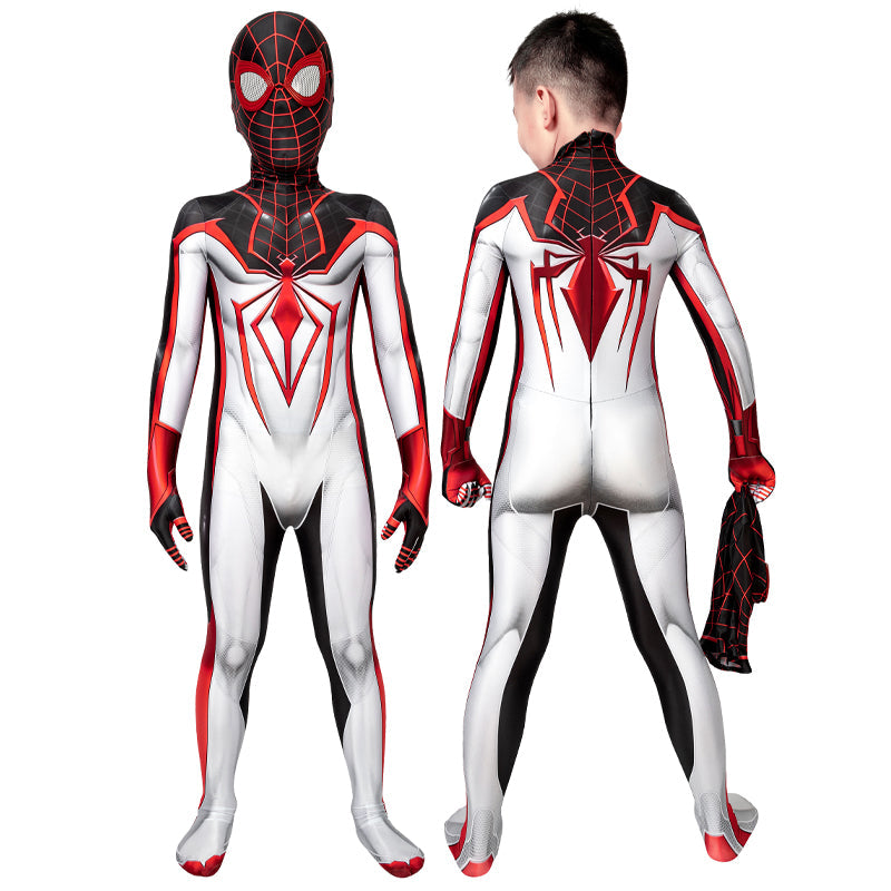 [ylevol] PS5 Spider-Man Miles Morales T.R.A.C.K. Suit Kids Jumpsuit Cosplay Costumes