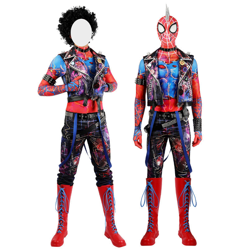 [ylevol] Spider-Man Across The Spider-Verse Spider-Punk Hobart Hobie Brown Full Set Costumes
