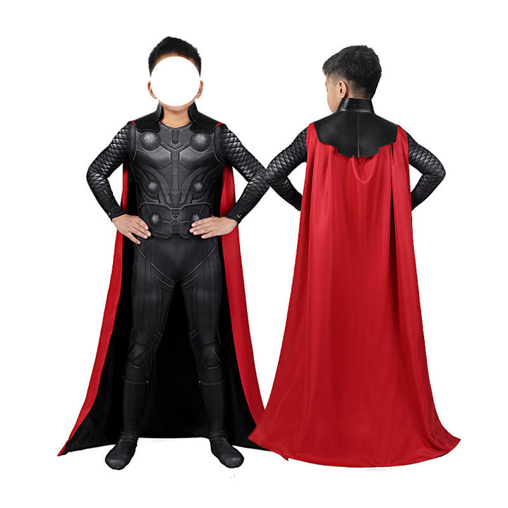 [ylevol] Avengers Infinity War Thor Kids Jumpsuit with Cloak Cosplay Costumes
