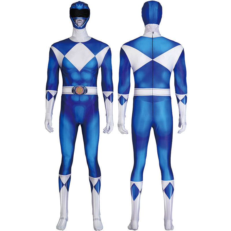 [ylevol] Mighty Morphin Power Rangers Etoffe Tribe Knight Dan Blue Cosplay Costumes