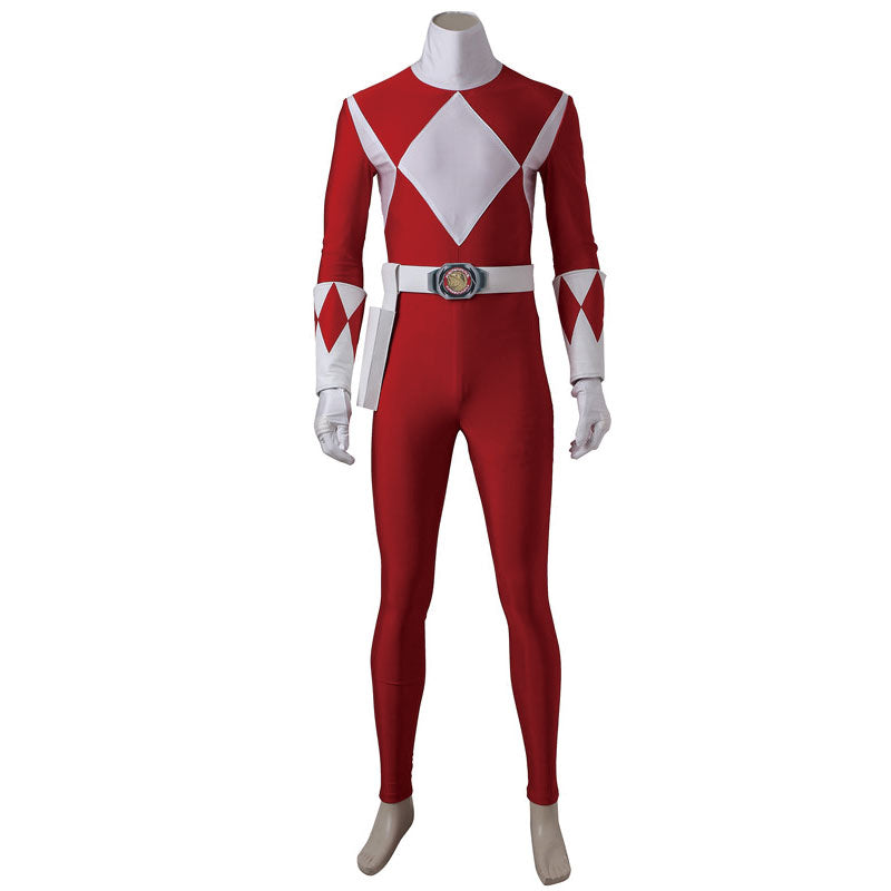 [ylevol] Mighty Morphin Power Rangers Jason Lee Scott Red Ranger Costumes