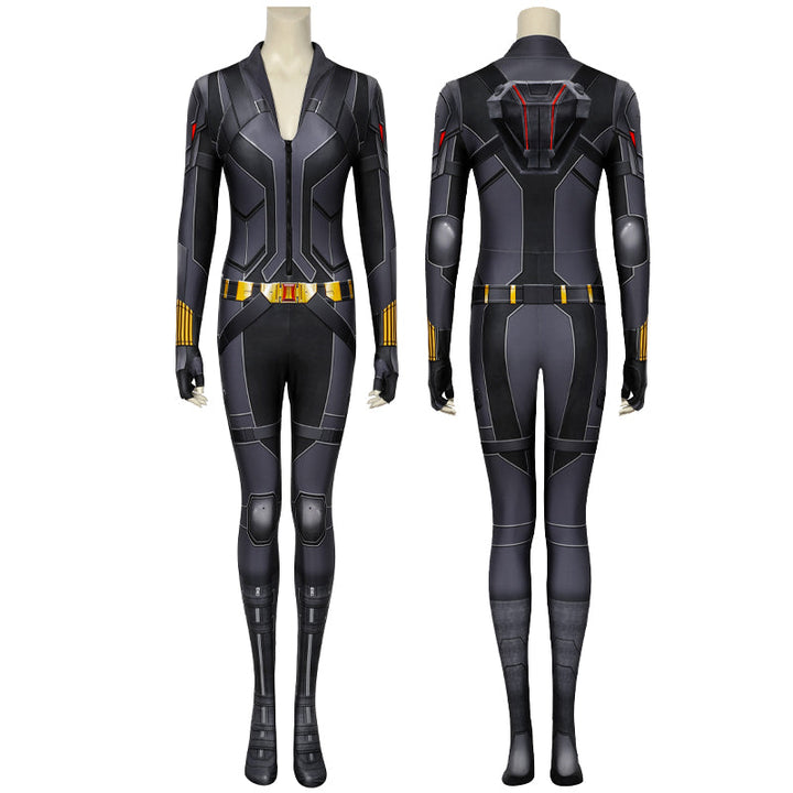[ylevol] Black Widow Natasha Romanoff Black Jumpsuit Cosplay Costumes