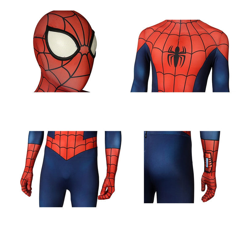 [ylevol] Ultimate Spider-Man Season1 Peter Parker Jumpsuit Cosplay Costume