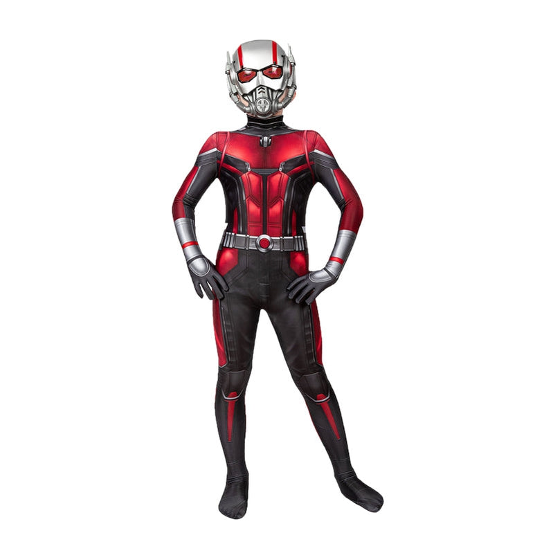 [ylevol] Ant-Man and the Wasp Kids Jumpsuit with Mask Cosplay Costume