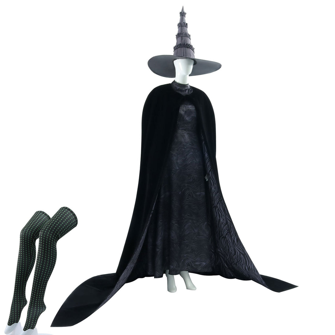 [ylevol] Wicked: For Good Elphaba The Black Witch Dress Cosplay Costumes