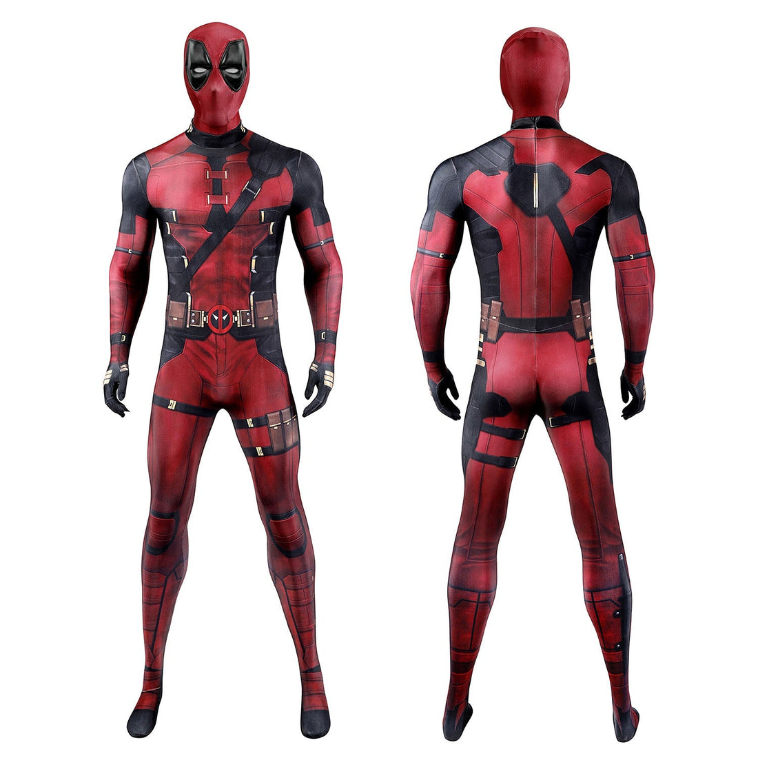 [ylevol] Deadpool 3 Wade Wilson Male Jumpsuit with Mask Cosplay Costumes