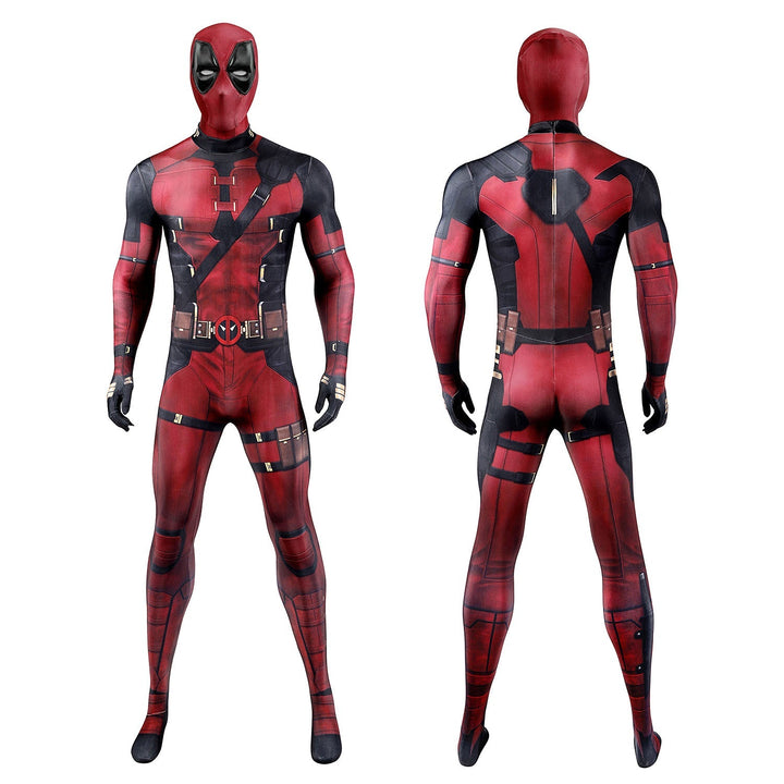 [ylevol] Deadpool 3 Wade Wilson Male Jumpsuit with Mask Cosplay Costumes