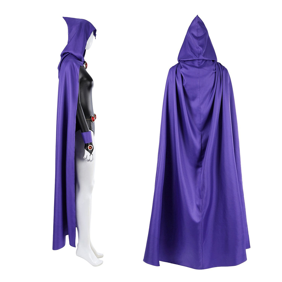 [ylevol] New Teen Titans Raven Rachel Roth Female Cosplay Costumes
