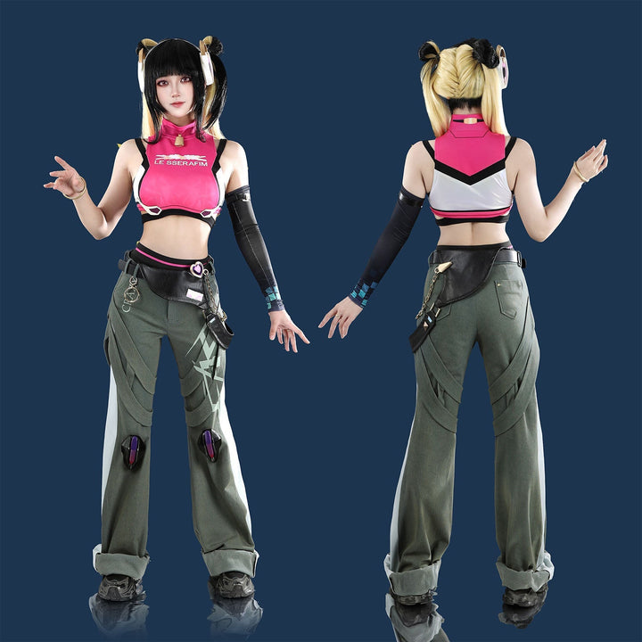 [ylevol] Overwatch 2 Juno X LE SSERAFIM FEARLESS Female Cosplay Costumes