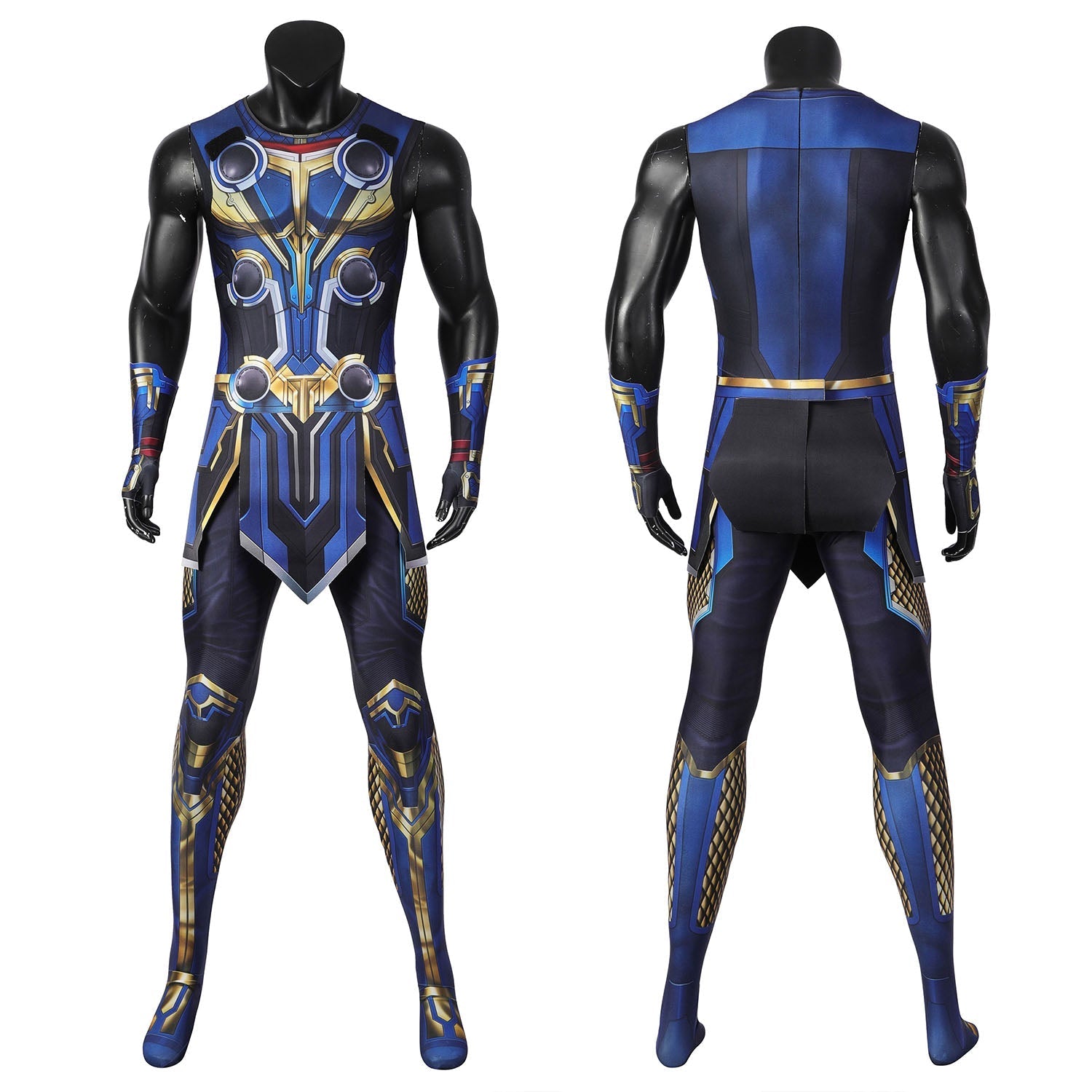 [ylevol] Thor 4 Love and Thunder Male Sleeveless Jumpsuit with Cloak Costumes