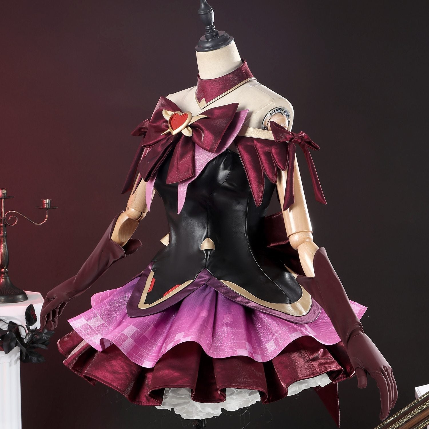 [ylevol] Overwatch 2 Magical Girl Juno Red Black Full Set Cosplay Costumes