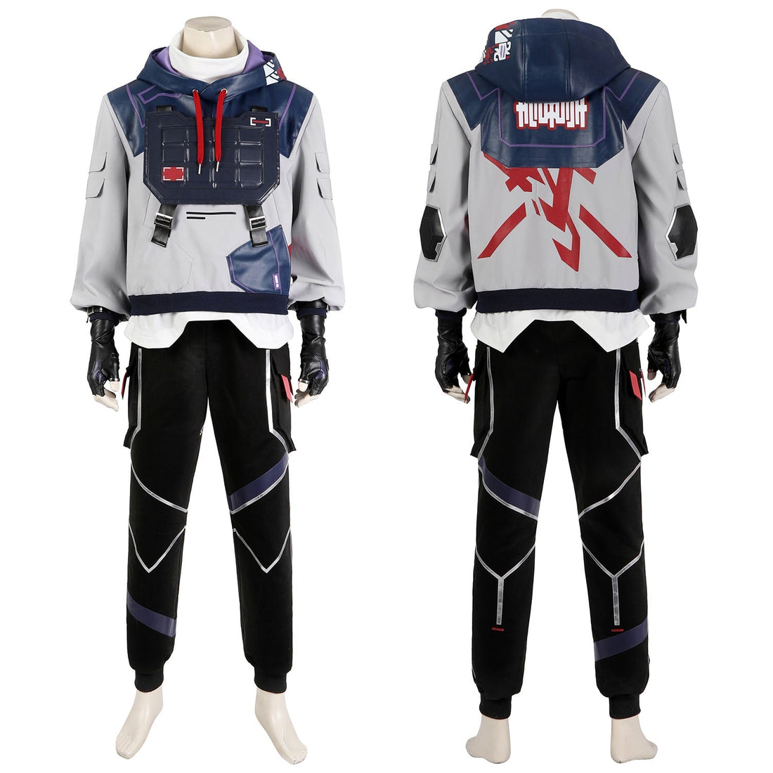 [ylevol] Valorant ISO Outfit Male Fullset Cosplay Costumes