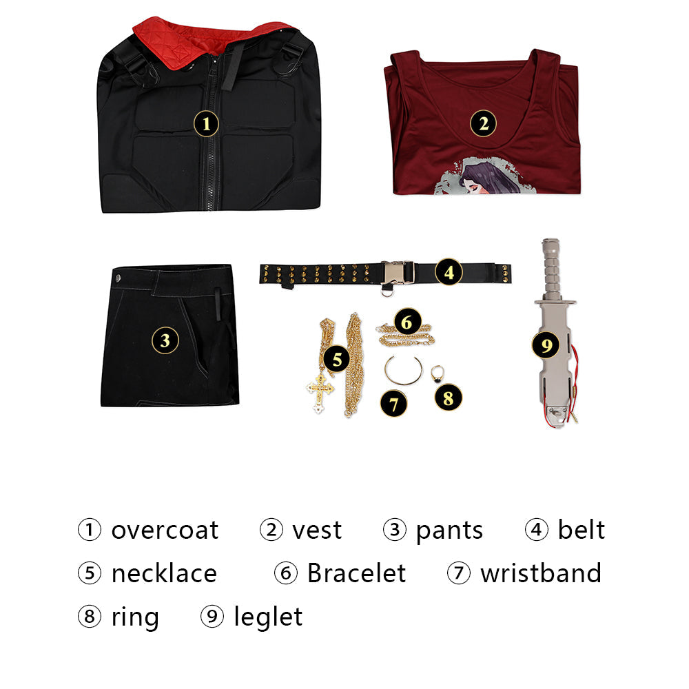 [ylevol] Cyberpunk 2077 Jackie Welles Top Level Full Set Cosplay Costumes