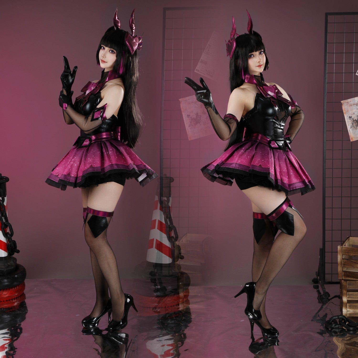 [ylevol] Overwatch 2 Magical Girl DVA Full Set Top Cosplay Costumes