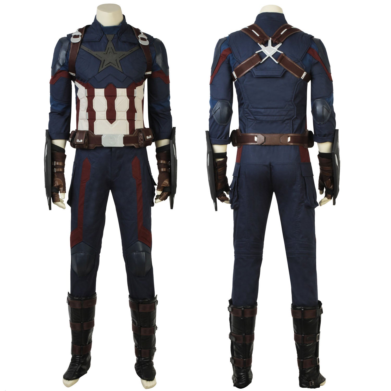 [ylevol] Avengers 3 Infinity War Captain America Steve Rogers Top Cosplay Costumes
