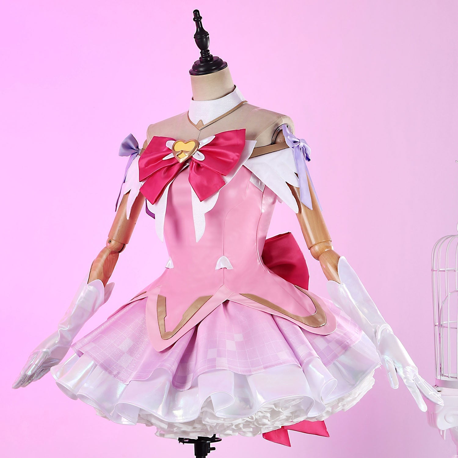 [ylevol] Overwatch 2 Magical Girl Juno Dress Full Set Cosplay Costumes