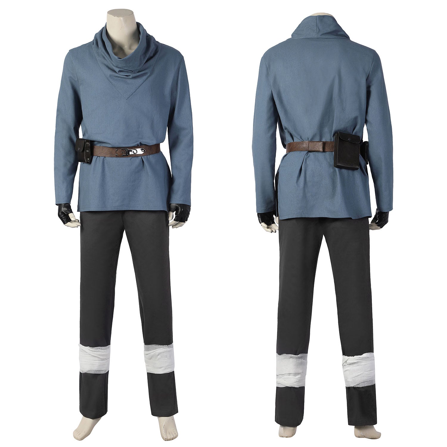 [ylevol] Star Wars Obi-Wan Kenobi Jedi Master Tatooine Blue Cosplay Costumes