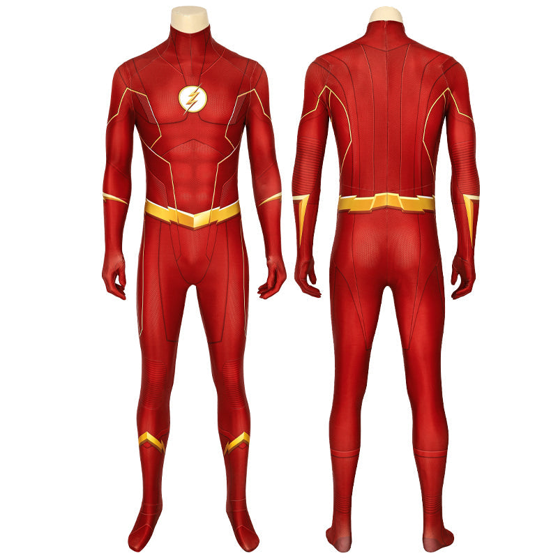 [ylevol] The Flash Season 6 Barry Allen Jumpsuit Cosplay Costumes