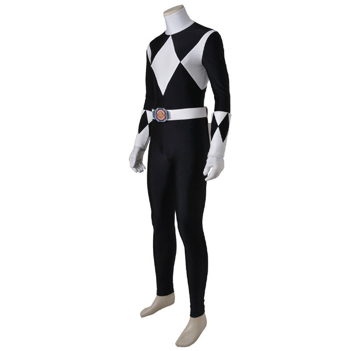 [ylevol] Mighty Morphin Power Rangers Zack Taylor Black Ranger Costumes