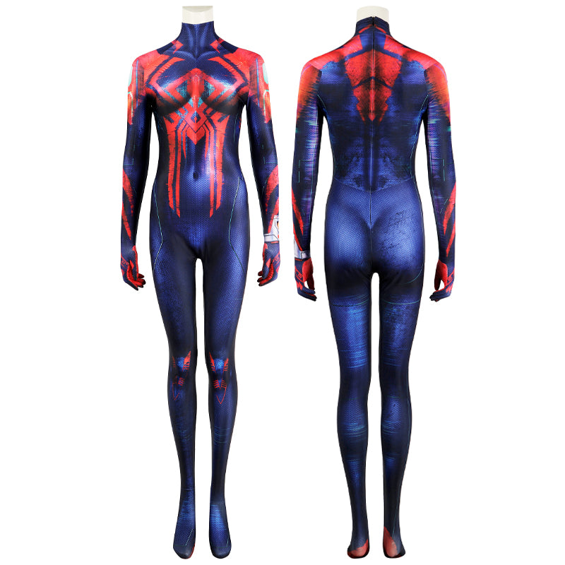 [ylevol] Spider-Man 2099 Across The Spider-Verse Miguel O'Hara Female Jumpsuit Costumes