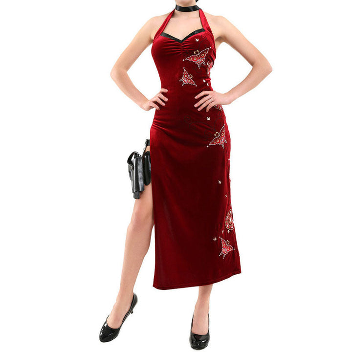[ylevol] Resident Evil 4 Ada Wong Cheongsam Cosplay Costumes