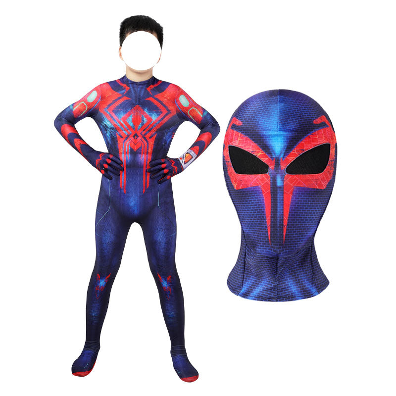 [ylevol] Spider-Man 2099 Across The Spider-Verse Miguel O'Hara Kids Jumpsuit Costumes