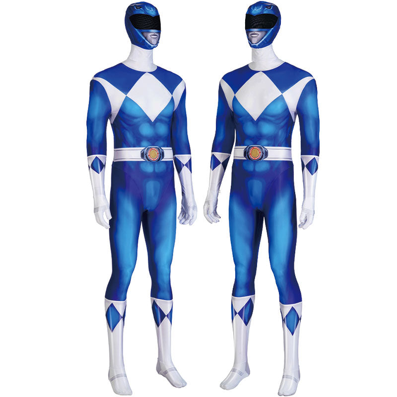 [ylevol] Mighty Morphin Power Rangers Etoffe Tribe Knight Dan Blue Cosplay Costumes