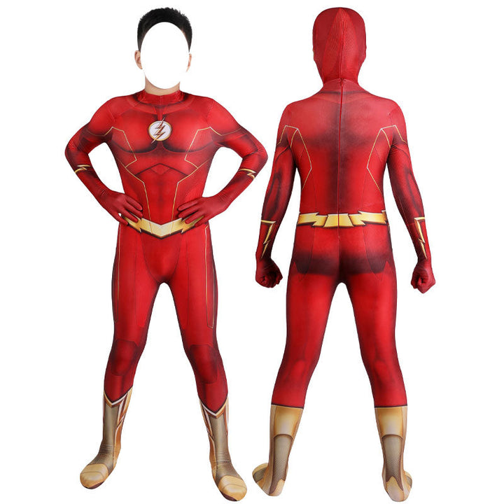 [ylevol] The Flash season 8 Barry Allen Kids Jumpsuit Cosplay Costumes