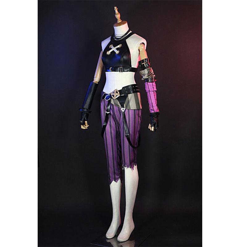 [ylevol] Game LOL Arcane Jinx Full Set  Top Level Cosplay Costumes
