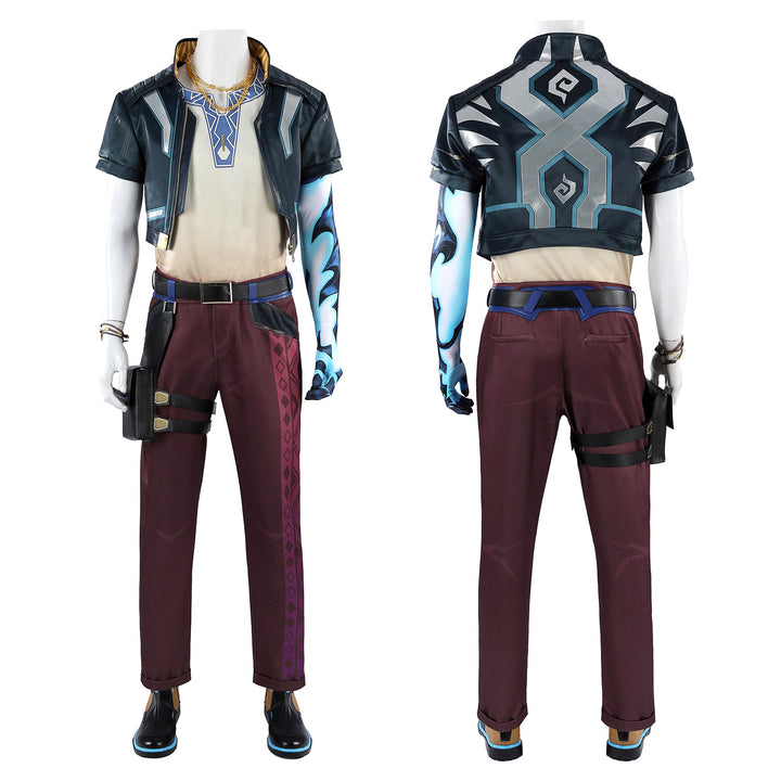 Game Valorant Veto Suit Top Fullset Cosplay Costumes