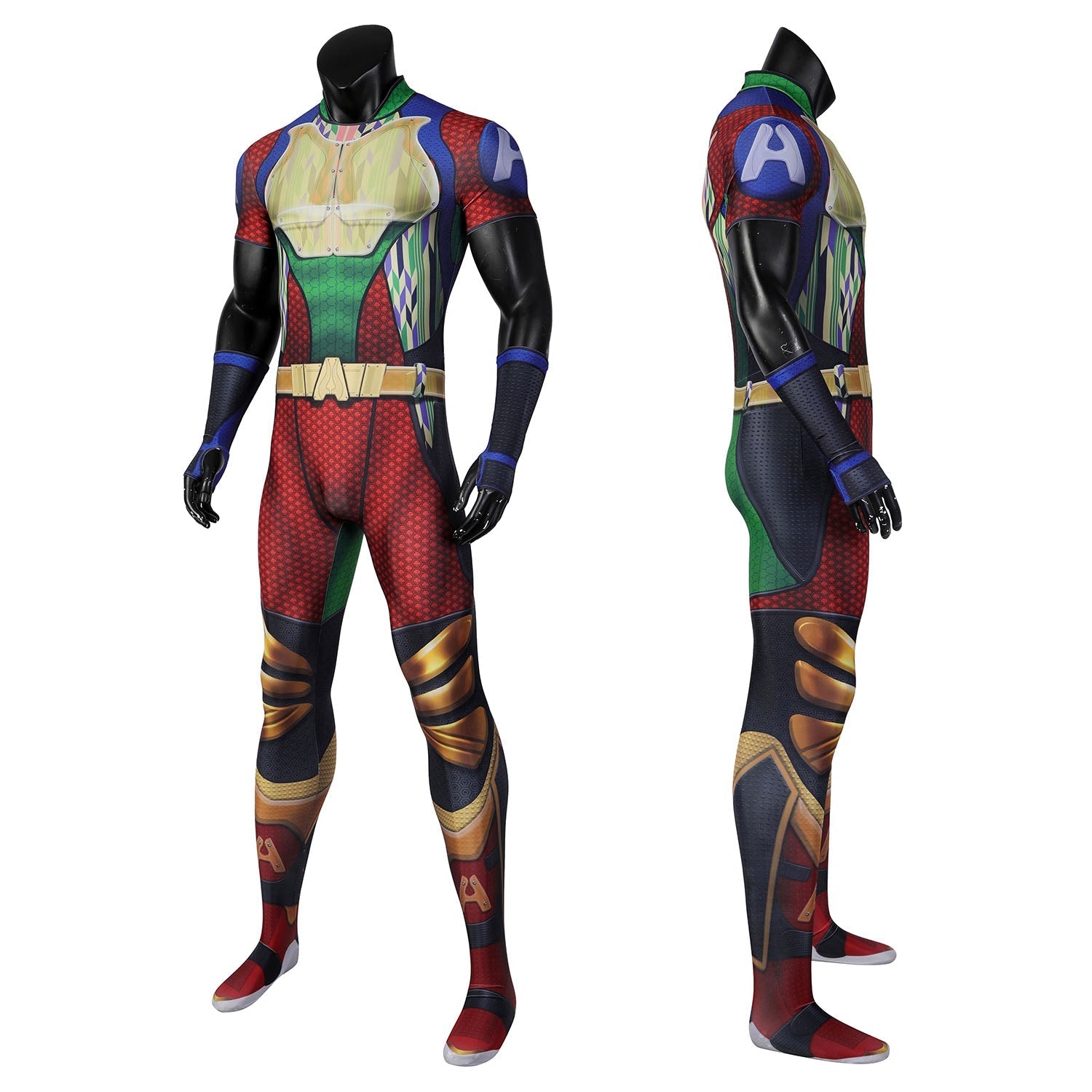 [ylevol] The Boys Season 3 A-train Ver. 2 Male Jumpsuit with Glasses Cosplay Costumes