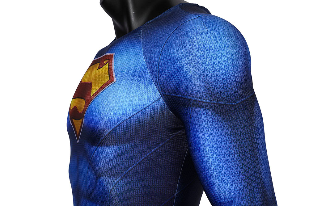 [ylevol] Superman and Lois Clark Kent Male Jumpsuit Cosplay Costumes