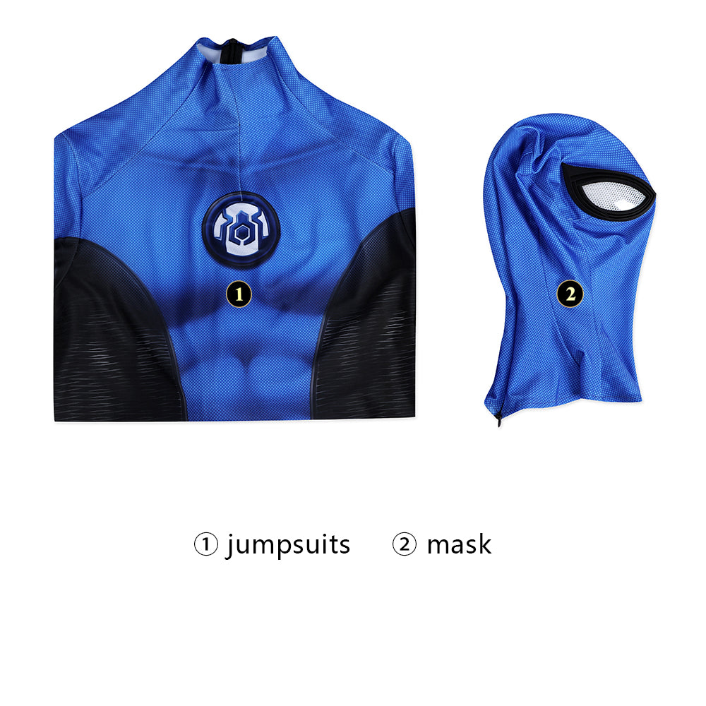 [ylevol] Marvel's Spider-Man 2 New Blue Suit Male Jumpsuit Cosplay Costumes
