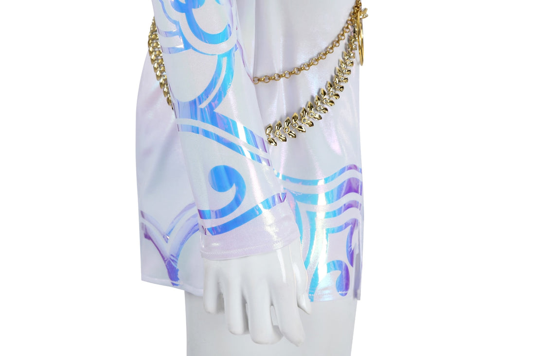 [ylevol] KPop Demon Hunters Zoey White Stage Outfit Cosplay Costumes