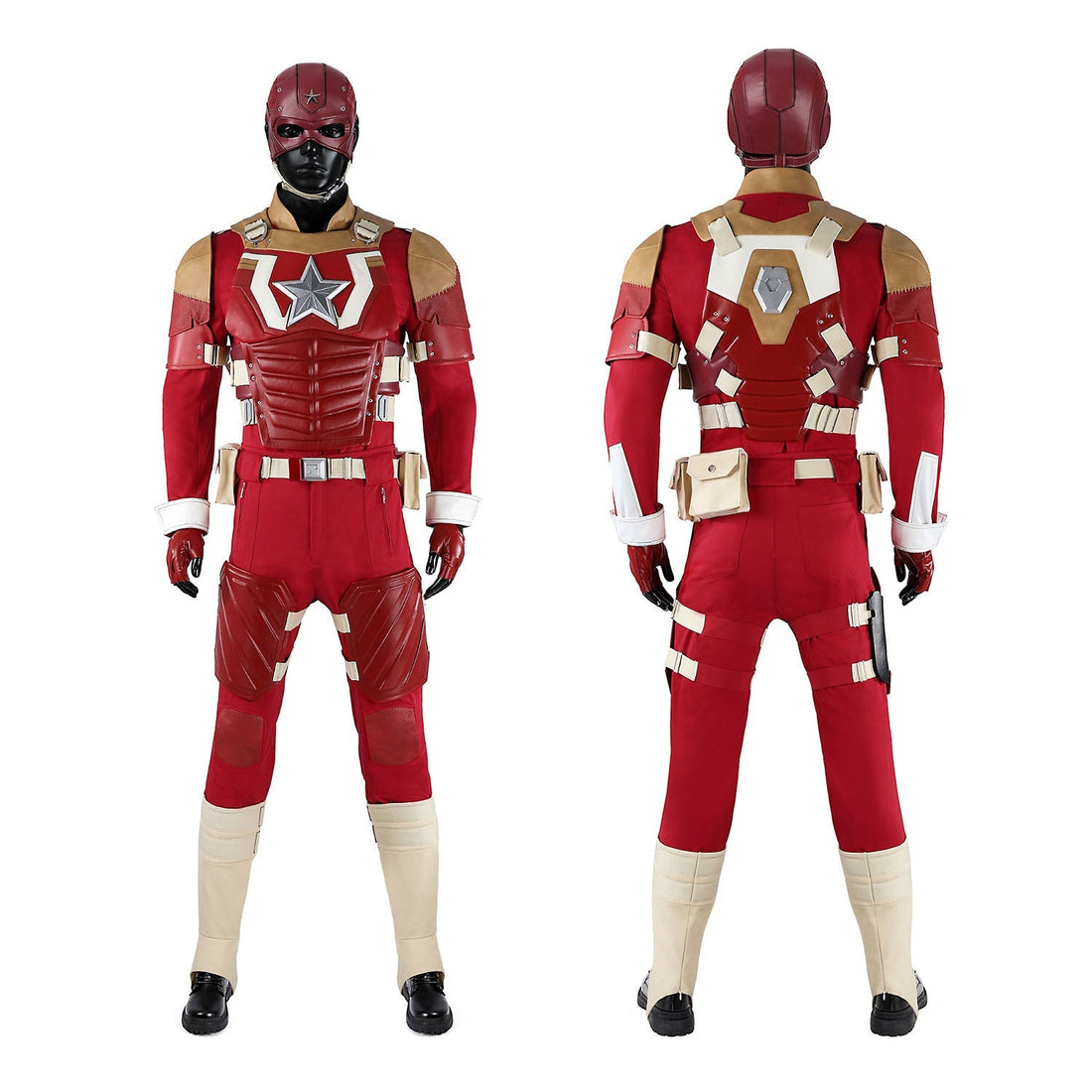 [ylevol] Thunderbolts Red Guardian Full Set Top Level Cosplay Costumes