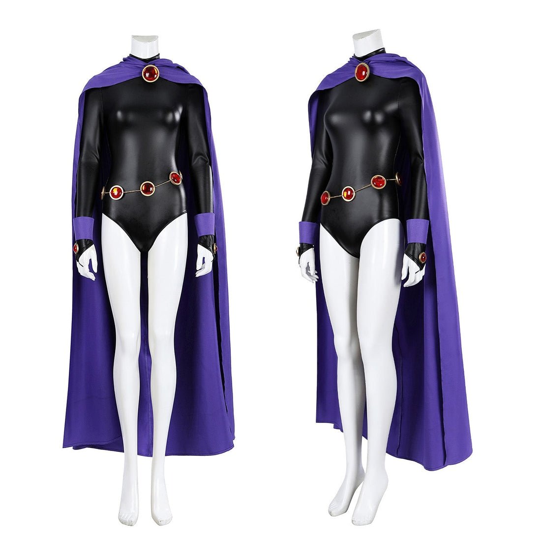 [ylevol] New Teen Titans Raven Rachel Roth Female Cosplay Costumes