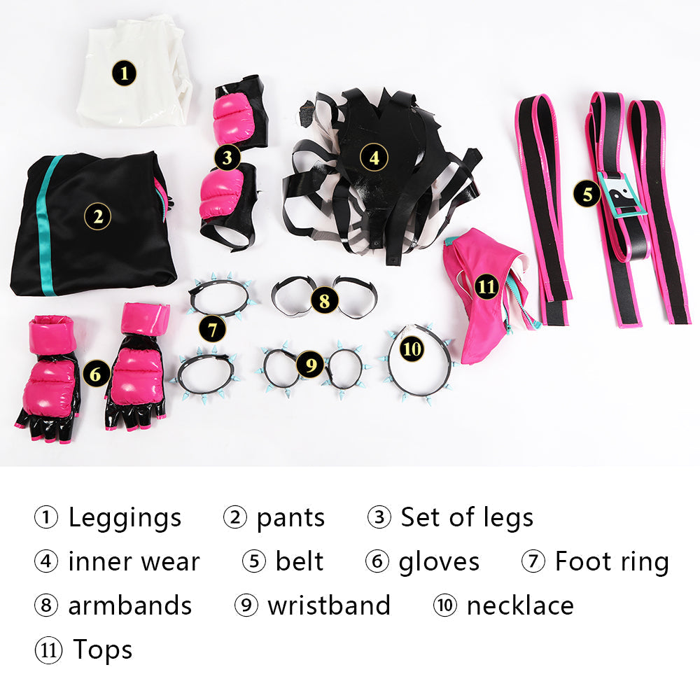 [ylevol] Street Fighter 6 Juri Female Outfit Cosplay Costumes