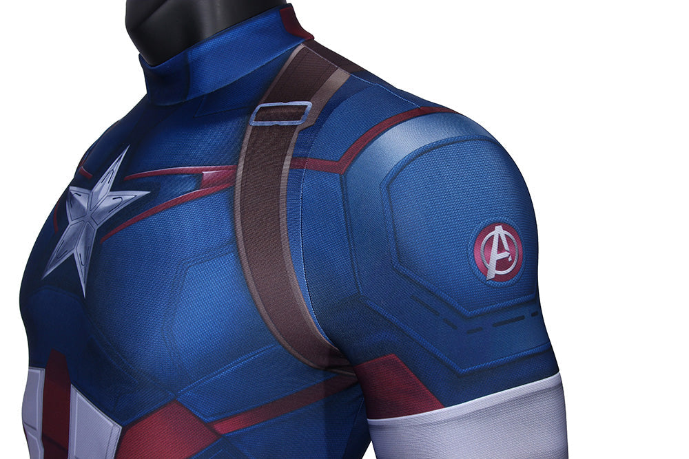 [ylevol] Avengers 2 Age of Ultron Captain America Steven Rogers Jumpsuit Costumes
