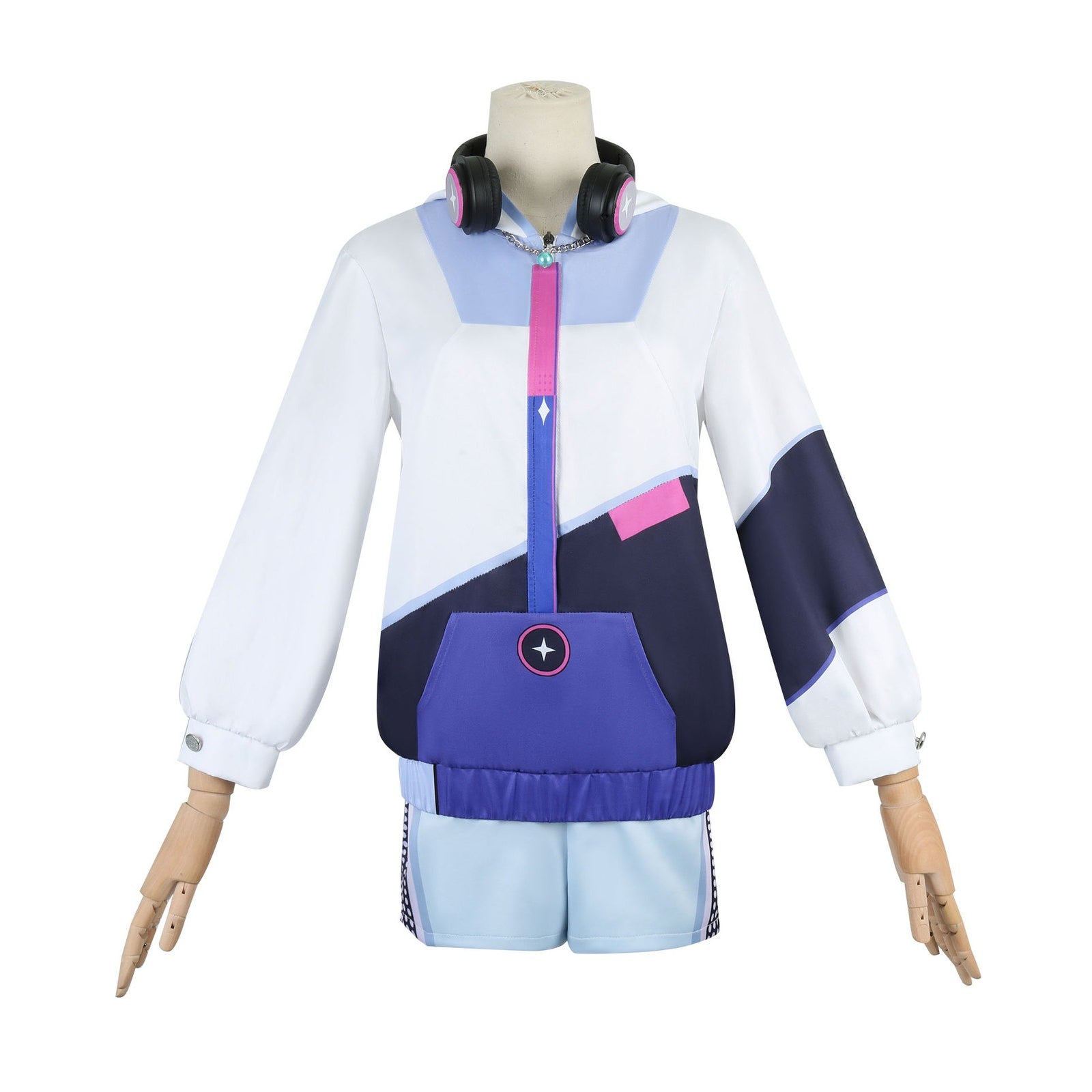 [ylevol] Game Genshin Impact ANTA X Qiqi Jacket Fullset Cosplay Costumes