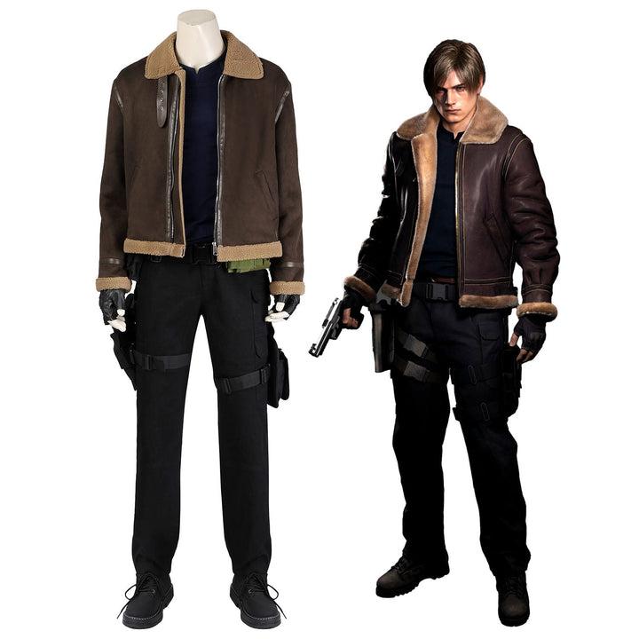 [ylevol] Resident Evil 4 Remake Leon S. Kennedy Male Cosplay Costumes